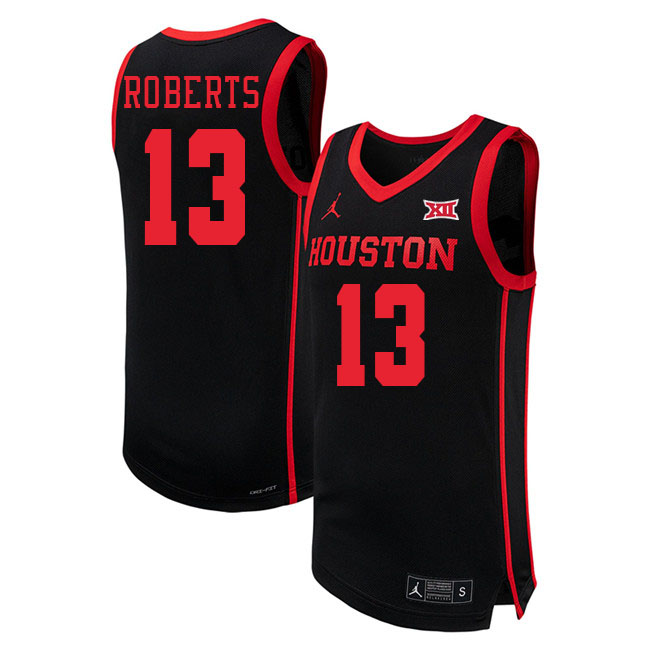 J'Wan Roberts College Jersey,Houston Cougars #13 J'Wan Roberts Basketball Jersey Youth-Black